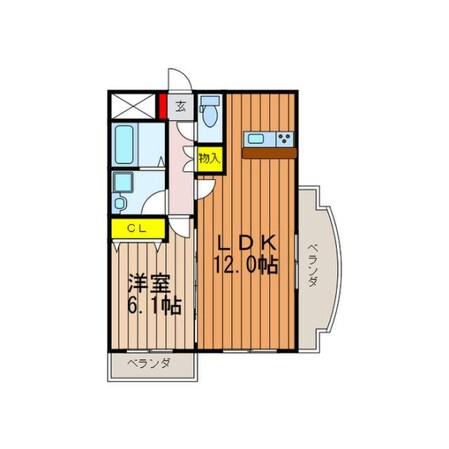 S-CUBE　長尾の物件間取画像